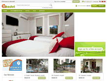 Tablet Screenshot of eihostel.com